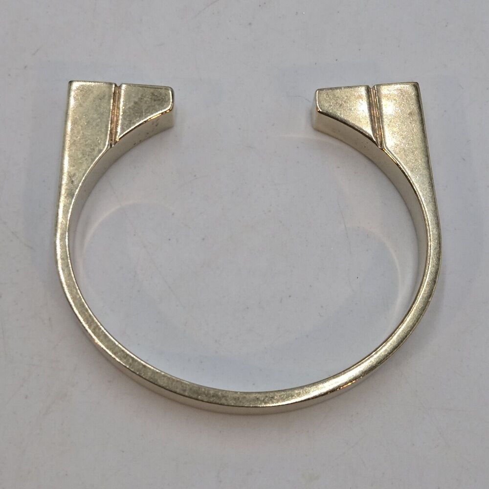 Jason Wu 18k Gold Plated Cuff Bangle Bracelet Italy 6.5" Designer High End